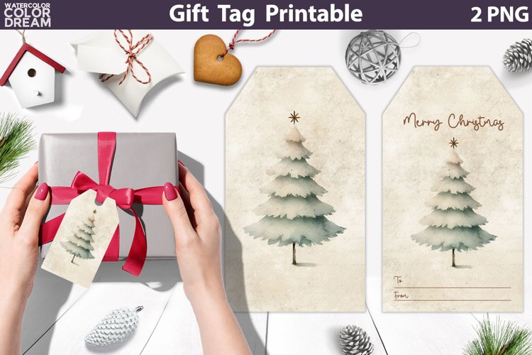 Christmas Tag Clipart Image 24