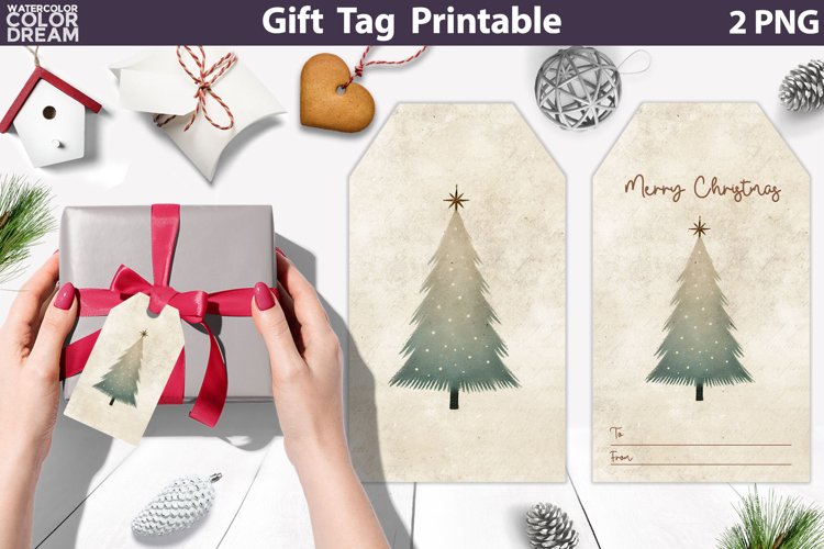 Christmas Tag Clipart Image 23