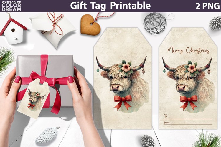 Christmas Tag Clipart Image 11