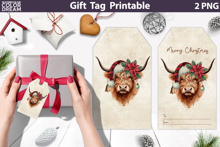 Christmas Tag Clipart Image 8
