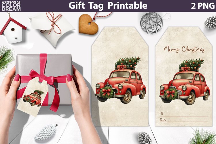 Christmas Tag Clipart Image 24