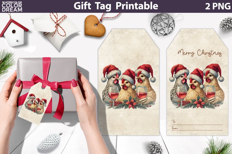 Christmas Tag Clipart Image 4