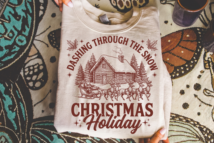 Retro Christmas Holiday Png,Santa Claus Png Sublimation