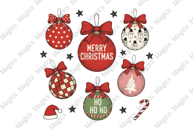 Retro Christmas Ornament