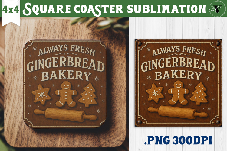 Retro Christmas Square Coasters | Christmas quotes