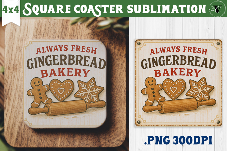 Retro Christmas Square Coasters | Christmas quotes