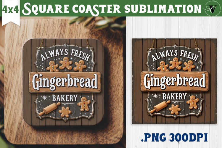 Retro Christmas Square Coasters | Christmas quotes