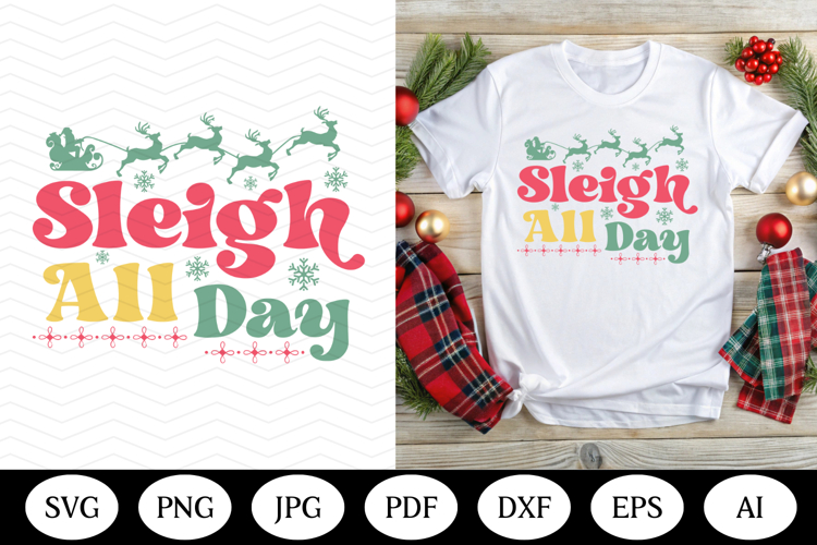 Retro Christmas SVG Design, christmas png dxf, illustrations