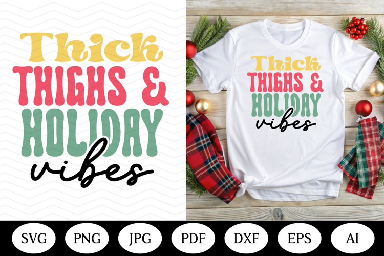 Retro Christmas SVG Design, christmas png dxf, illustrations