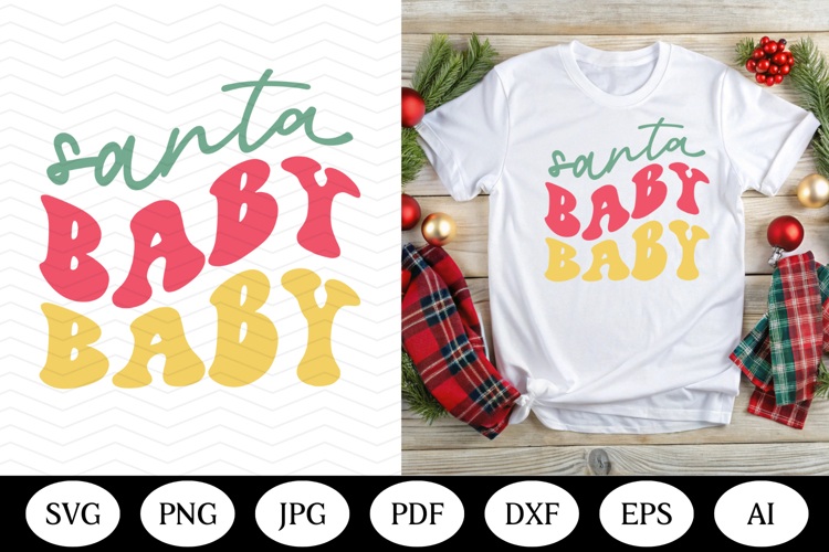 Retro Christmas SVG Design, christmas png dxf, illustrations