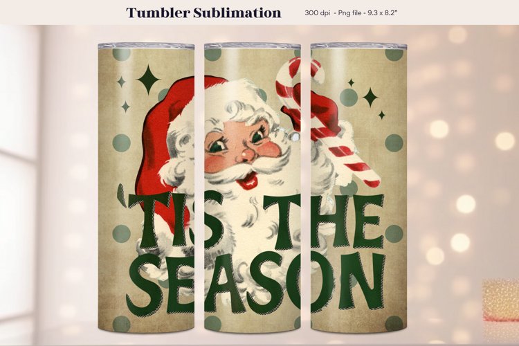 Christmas Tumbler Wrap Image 6