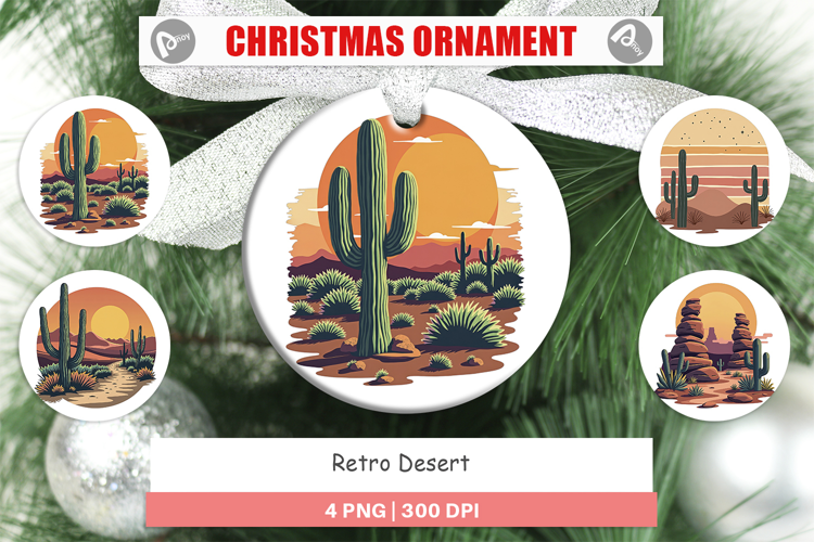 Ornament Retro Desert Vibes