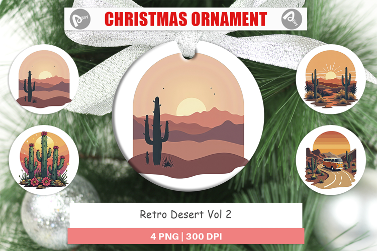 Ornament Retro Desert Vibes