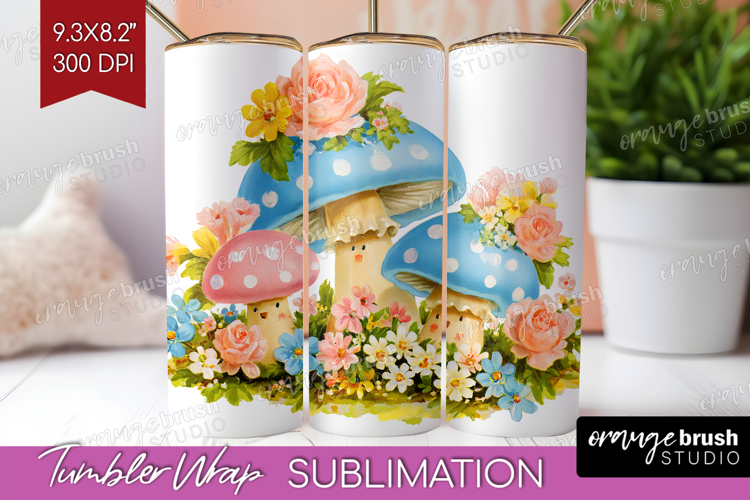 Retro Easter Tumbler Wrap - Cute Animal Tumbler PNG