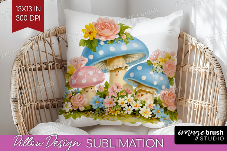 Retro Easter Pillow Sublimation - Cute Animal Pillow Cover