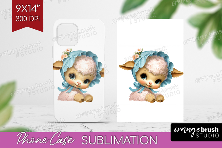 Retro Easter Phone Case PNG - Cute Animal Case PNG