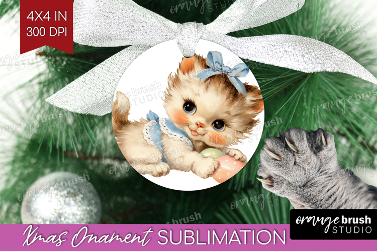 Retro Easter Ornament PNG - Cute Animal PNG Sublimation
