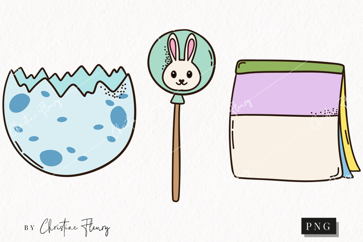 Retro Easter Clipart | Easter PNG