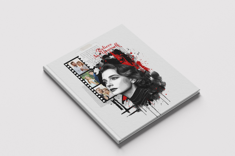 Retro Film Strip & Ink Art Photo Effect Template