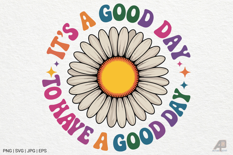 Boho Retro Flowers with Quotes SVG PNG
