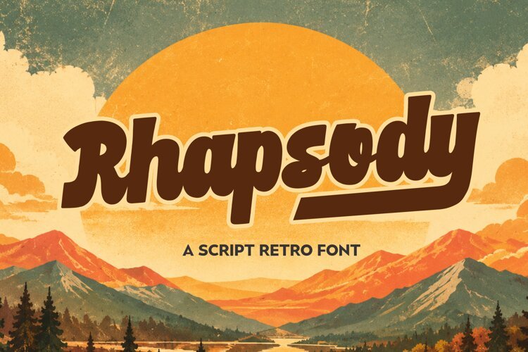 GROOVY STYLE - Retro Font example image 1