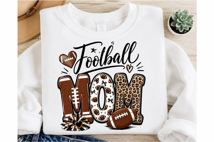 Retro Football Mama Png
