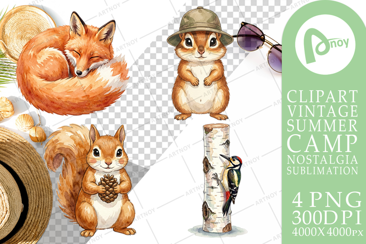Retro Forest Friend Sublimation