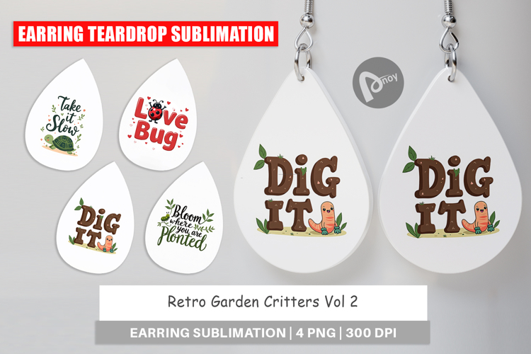 Earring Sublimation Designs Image 2