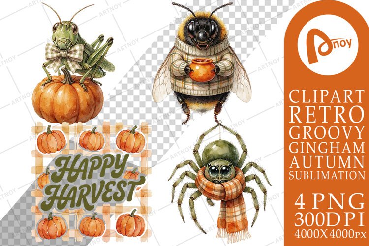 Harvest Bug Buddies Sublimation example image 1