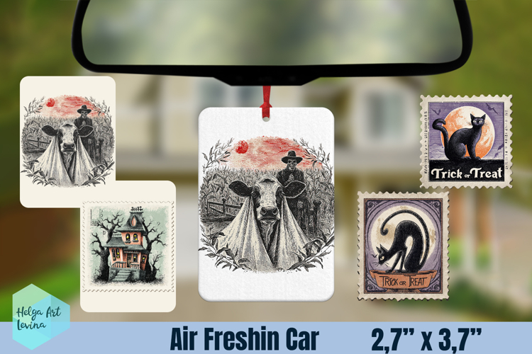 Air Freshener Car |Halloween sublimation