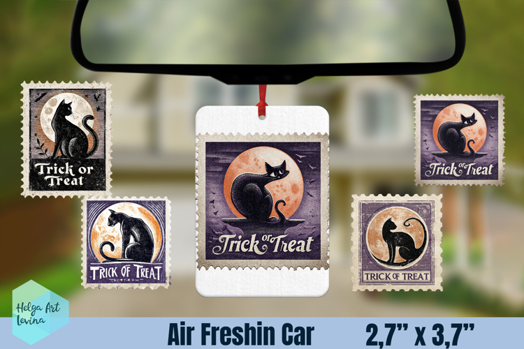 Air Freshener Car |Halloween sublimation