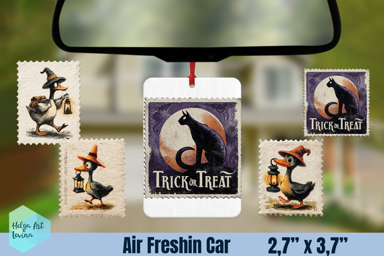 Air Freshener Car |Halloween sublimation
