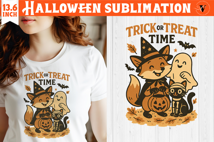 Retro halloween sublimation | Spooky clipart