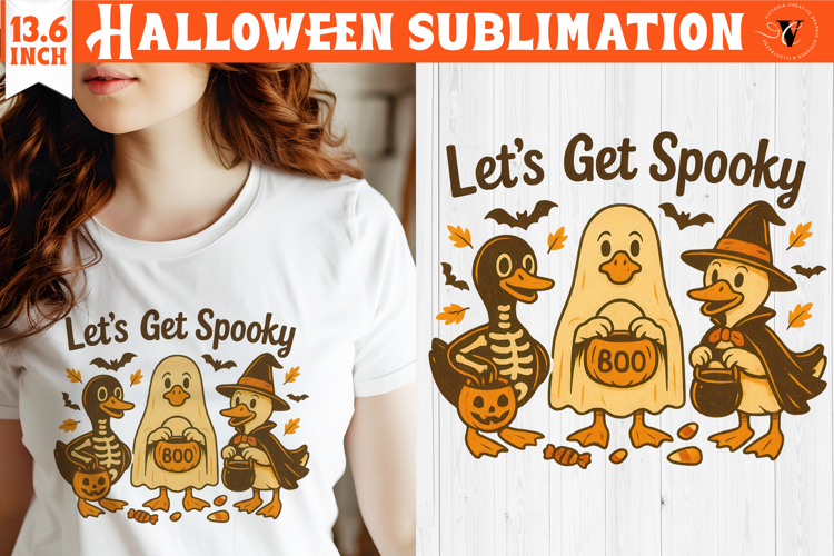 Retro halloween sublimation | Spooky clipart