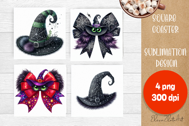 Halloween bow Coaster Design, fantasy bow png