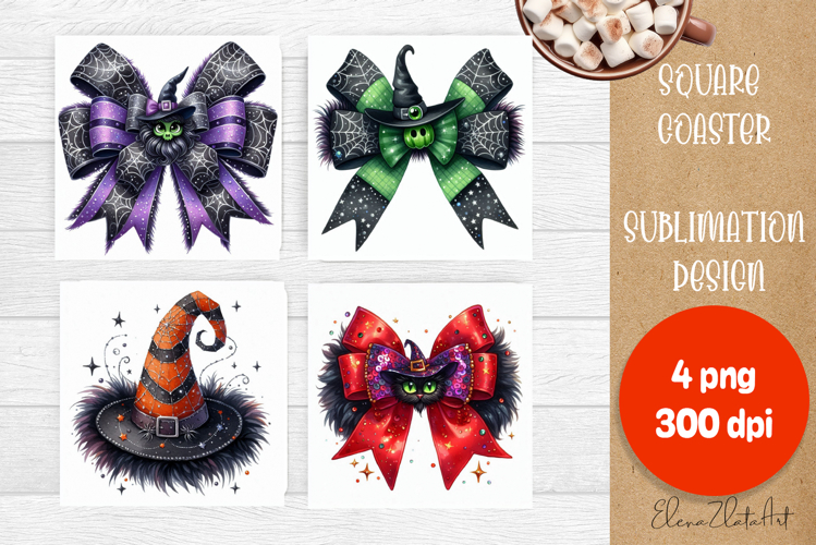 Halloween bow Coaster Design, fantasy bow png
