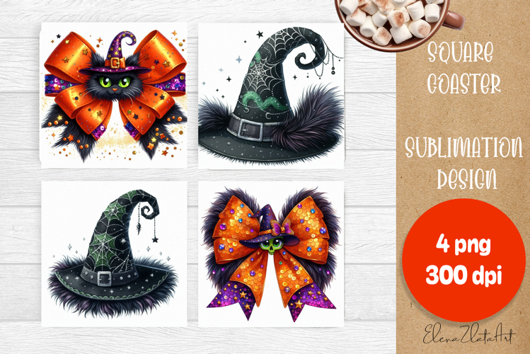 Halloween bow Coaster Design, fantasy bow png