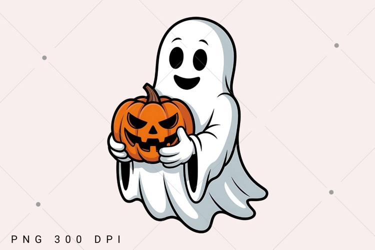 Halloween Coquette Ghost PNG, Halloween Ghost PNG, Spooky