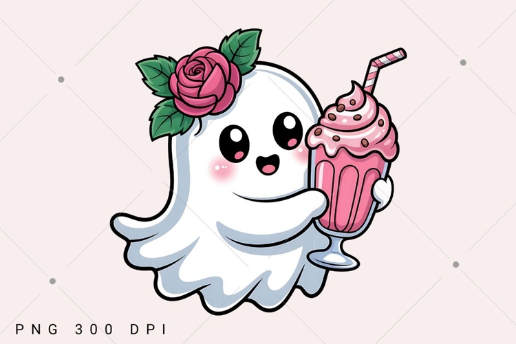 Halloween Coquette Ghost PNG, Halloween Ghost PNG, Spooky