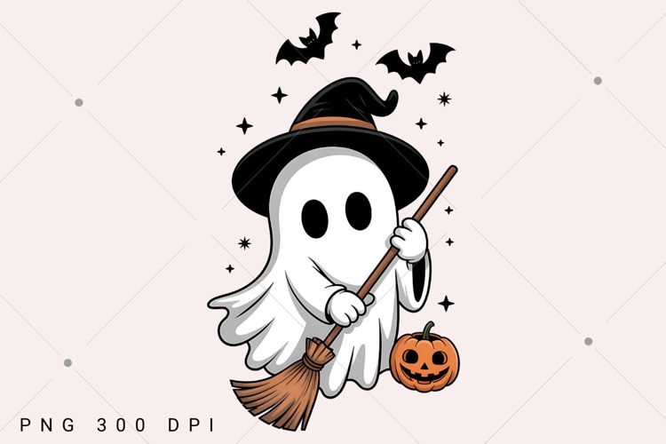 Halloween Coquette Ghost PNG, Halloween Ghost PNG, Spooky