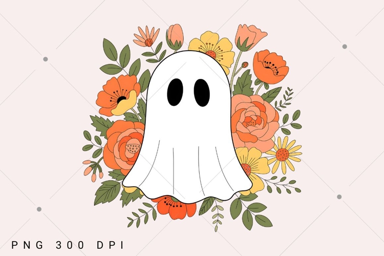 Halloween Coquette Ghost PNG, Halloween Ghost PNG, Spooky