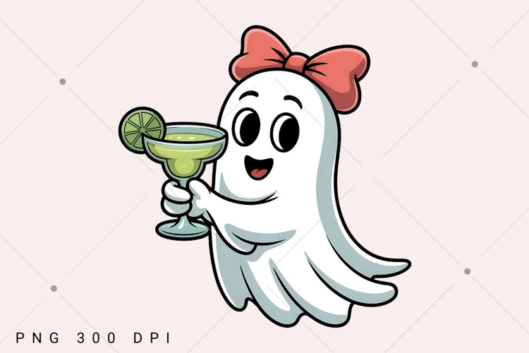 Halloween Coquette Ghost PNG, Halloween Ghost PNG, Spooky