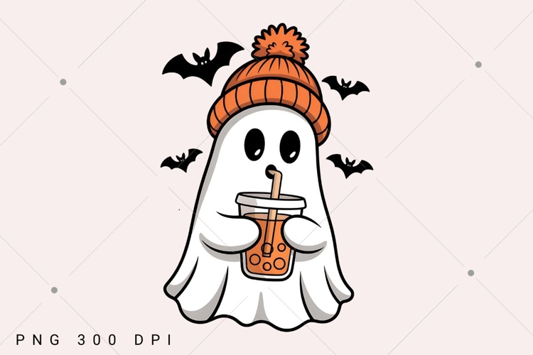 Halloween Coquette Ghost PNG, Halloween Ghost PNG, Spooky