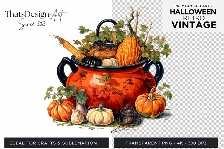 Vintage Halloween Clipart Image 9