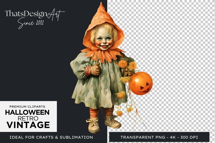 Vintage Halloween Clipart Image 17