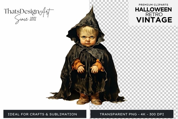 Vintage Halloween Clipart Image 14