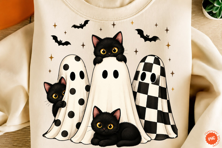 Retro Halloween PNG, Summerween Ghost Design