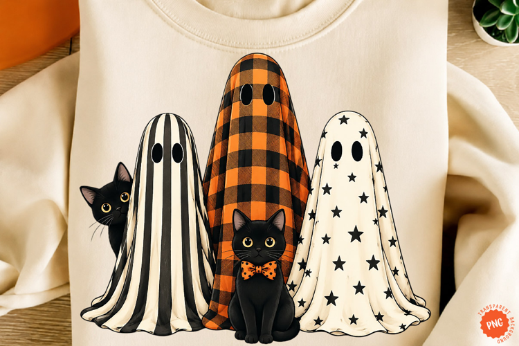 Retro Halloween PNG, Summerween Ghost Design