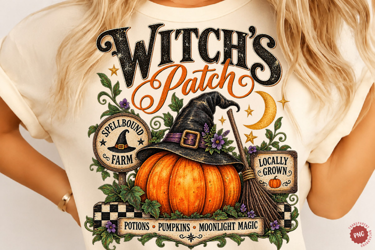 Retro Halloween Pumpkin PNG