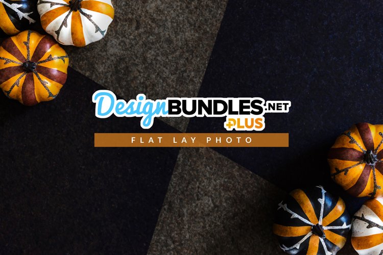 Halloween Flat Lay | Retro Halloween Pumpkins